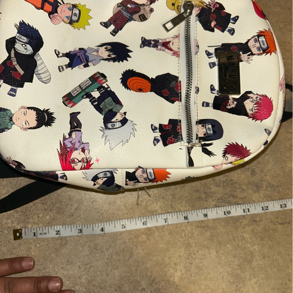 Naruto Mini Backpack - White Chini Character Vega… - image 6